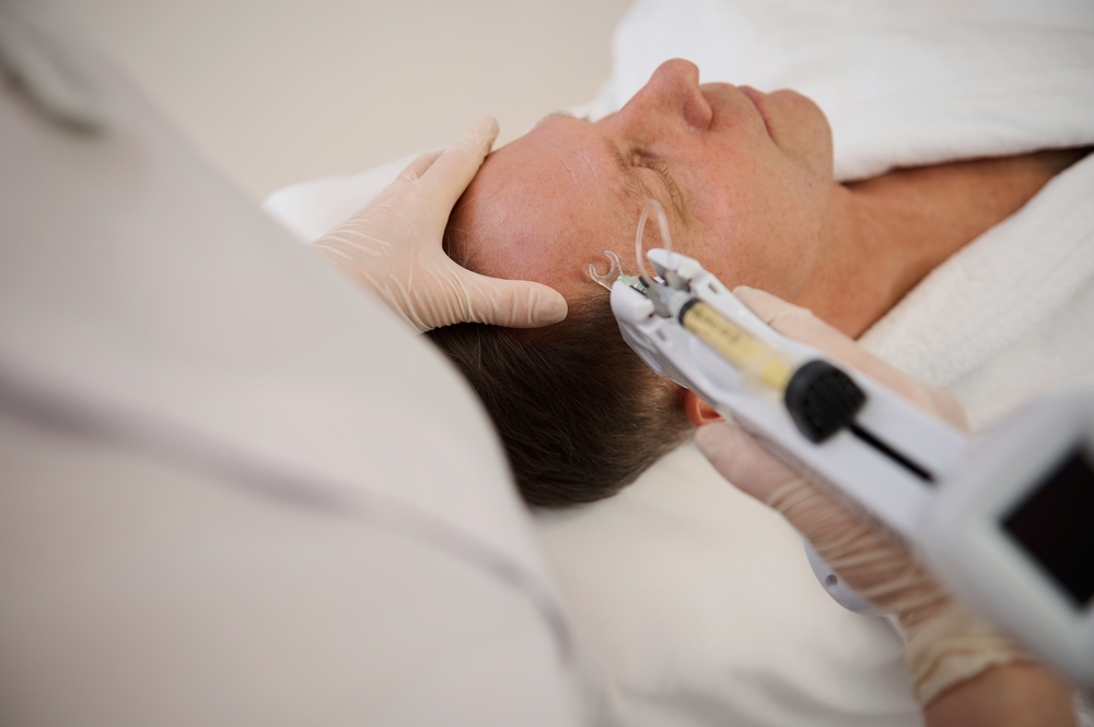Top,View,Of,A,Handsome,Senior,Man,On,Massage,Table